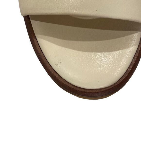 Vince Camuto Gretam Wedge Platform Beige Shoes, Size 9M NWOB - Picture 4 of 9